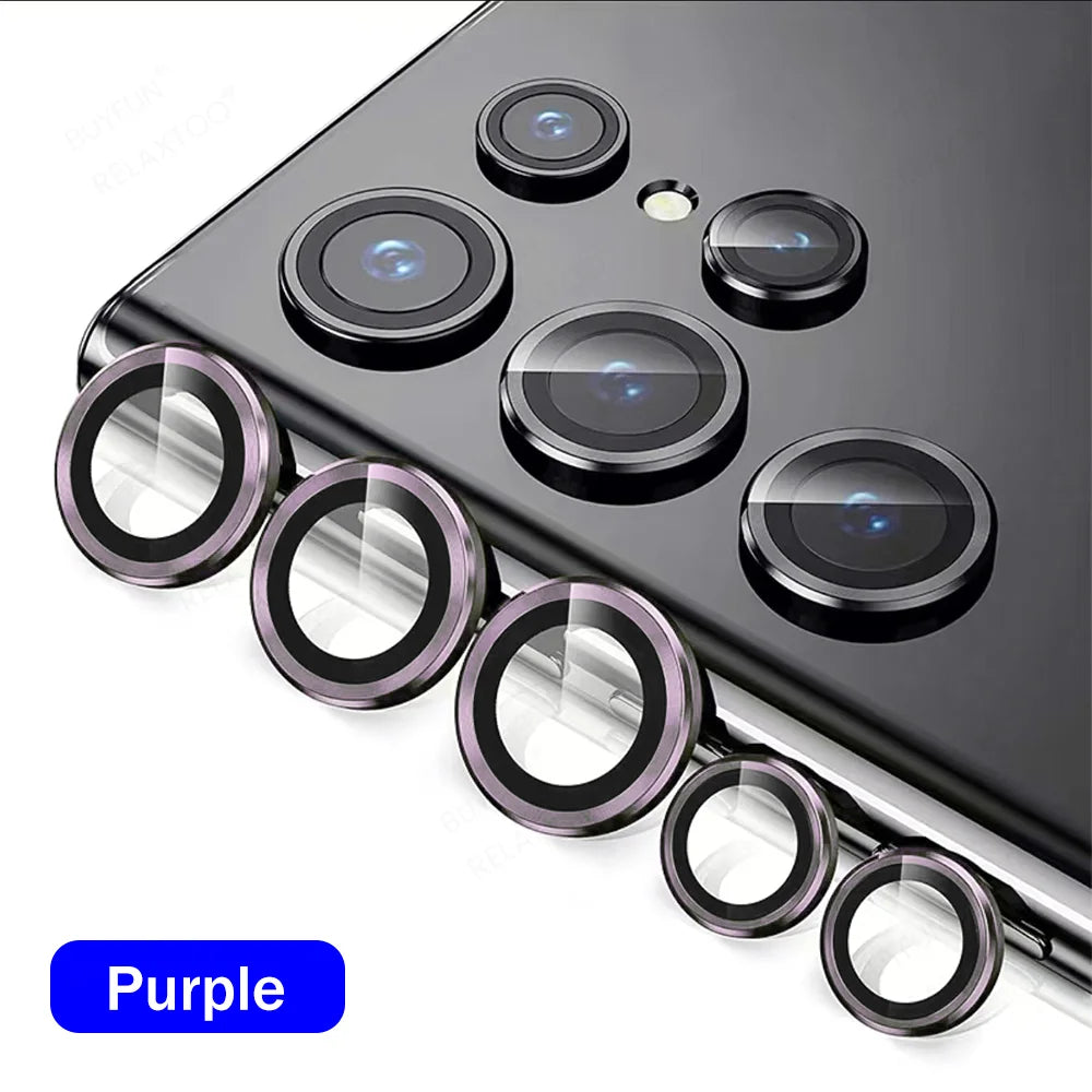 Funda protectora de lente de la camara S22Ultra 9D para Samsung Galaxy S22 Ultra S 22 S23 Ultra - La zona Apple