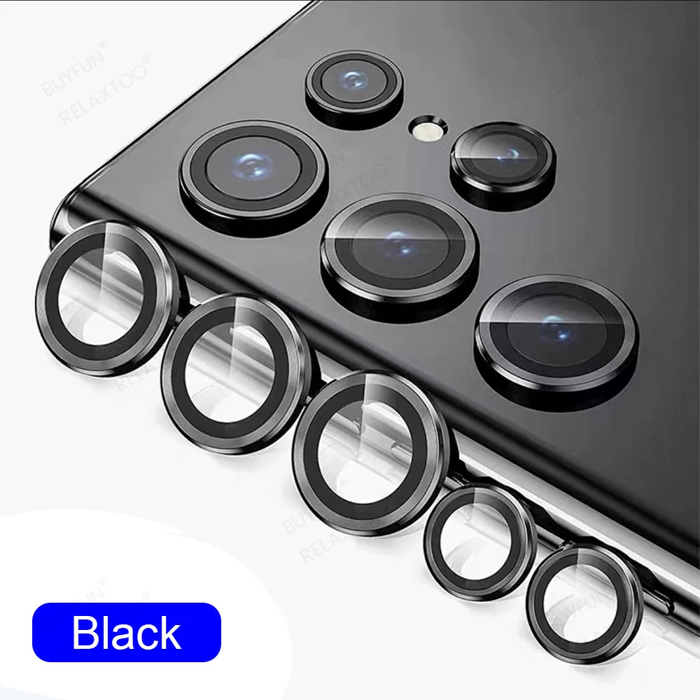 Funda protectora de lente de la camara S22Ultra 9D para Samsung Galaxy S22 Ultra S 22 S23 Ultra - La zona Apple