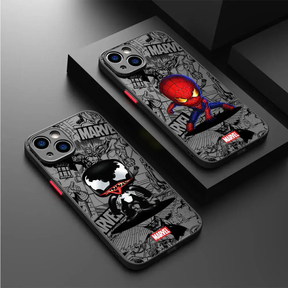 Funda Marvel para iPhone XS, X, 13 Pro, Max, XR, 12 Mini, 14, 15 Plus, 7, 6S Plus, 8, SE, 11, 14, 15 Pro Max, 13 - La zona Apple
