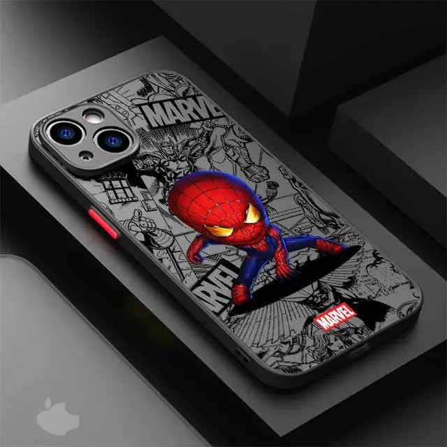 Funda Marvel para iPhone XS, X, 13 Pro, Max, XR, 12 Mini, 14, 15 Plus, 7, 6S Plus, 8, SE, 11, 14, 15 Pro Max, 13 - La zona Apple