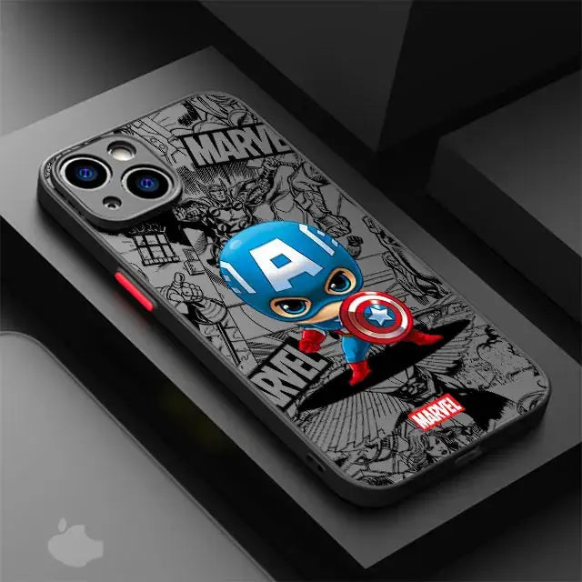 Funda Marvel para iPhone XS, X, 13 Pro, Max, XR, 12 Mini, 14, 15 Plus, 7, 6S Plus, 8, SE, 11, 14, 15 Pro Max, 13 - La zona Apple