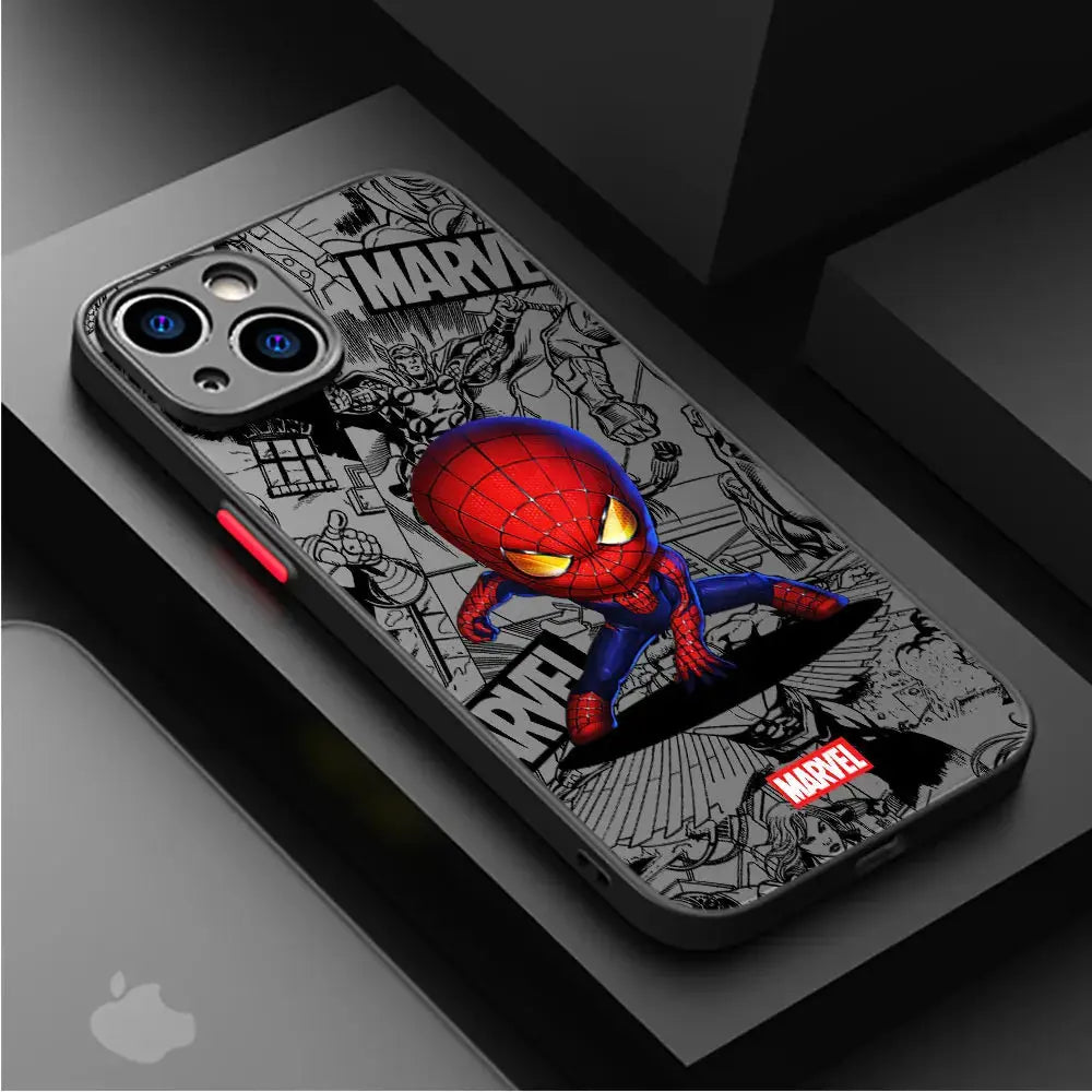 Funda Marvel para iPhone XS, X, 13 Pro, Max, XR, 12 Mini, 14, 15 Plus, 7, 6S Plus, 8, SE, 11, 14, 15 Pro Max, 13 - La zona Apple