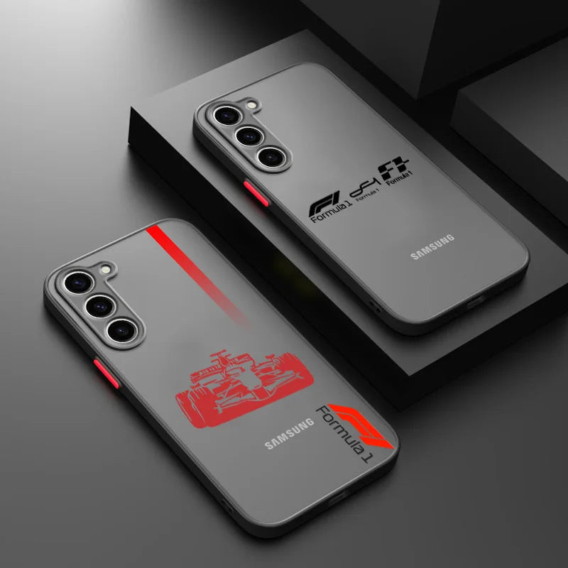 Funda F1 para Samsung S23, S22, S21, S20 FE, S10, S9, Note 20, 10, Ultra Lite Pro Plus - La zona Apple