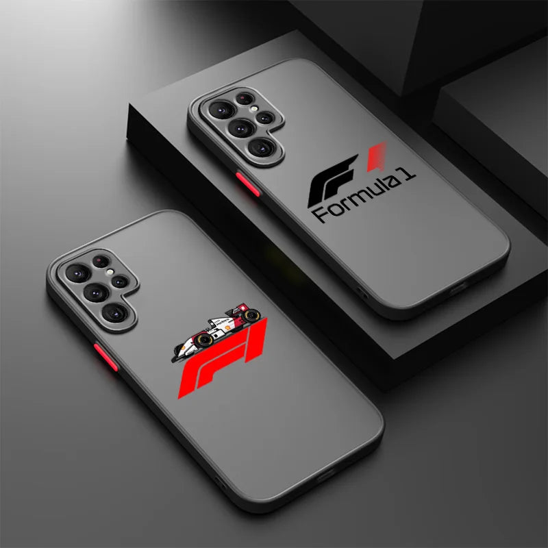 Funda F1 para Samsung S23, S22, S21, S20 FE, S10, S9, Note 20, 10, Ultra Lite Pro Plus - La zona Apple
