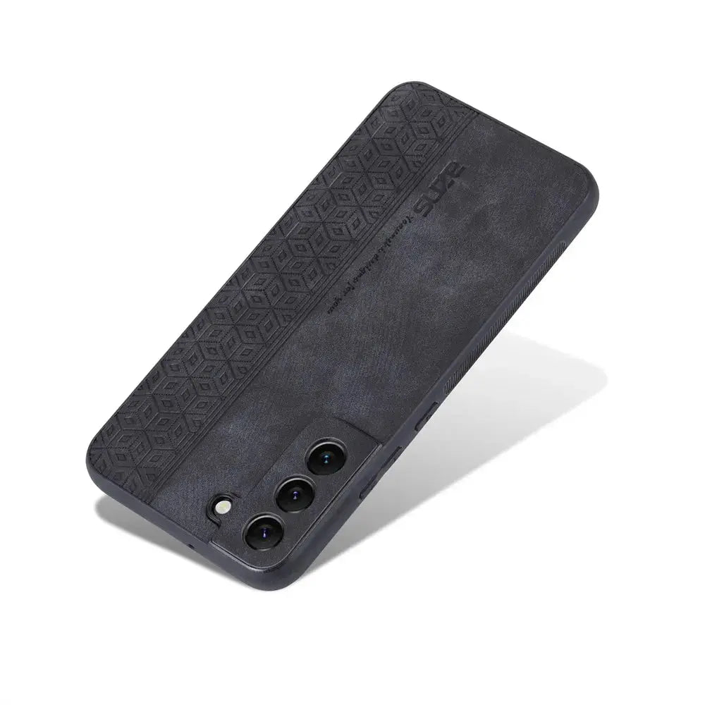 Funda de Cuero PU Suave a Prueba de Golpes para Galaxy S22, S21, S23 Plus, Ultra, FE - La zona Apple