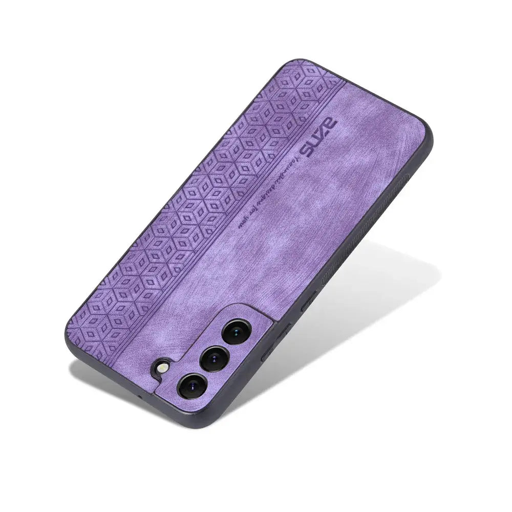Funda de Cuero PU Suave a Prueba de Golpes para Galaxy S22, S21, S23 Plus, Ultra, FE - La zona Apple