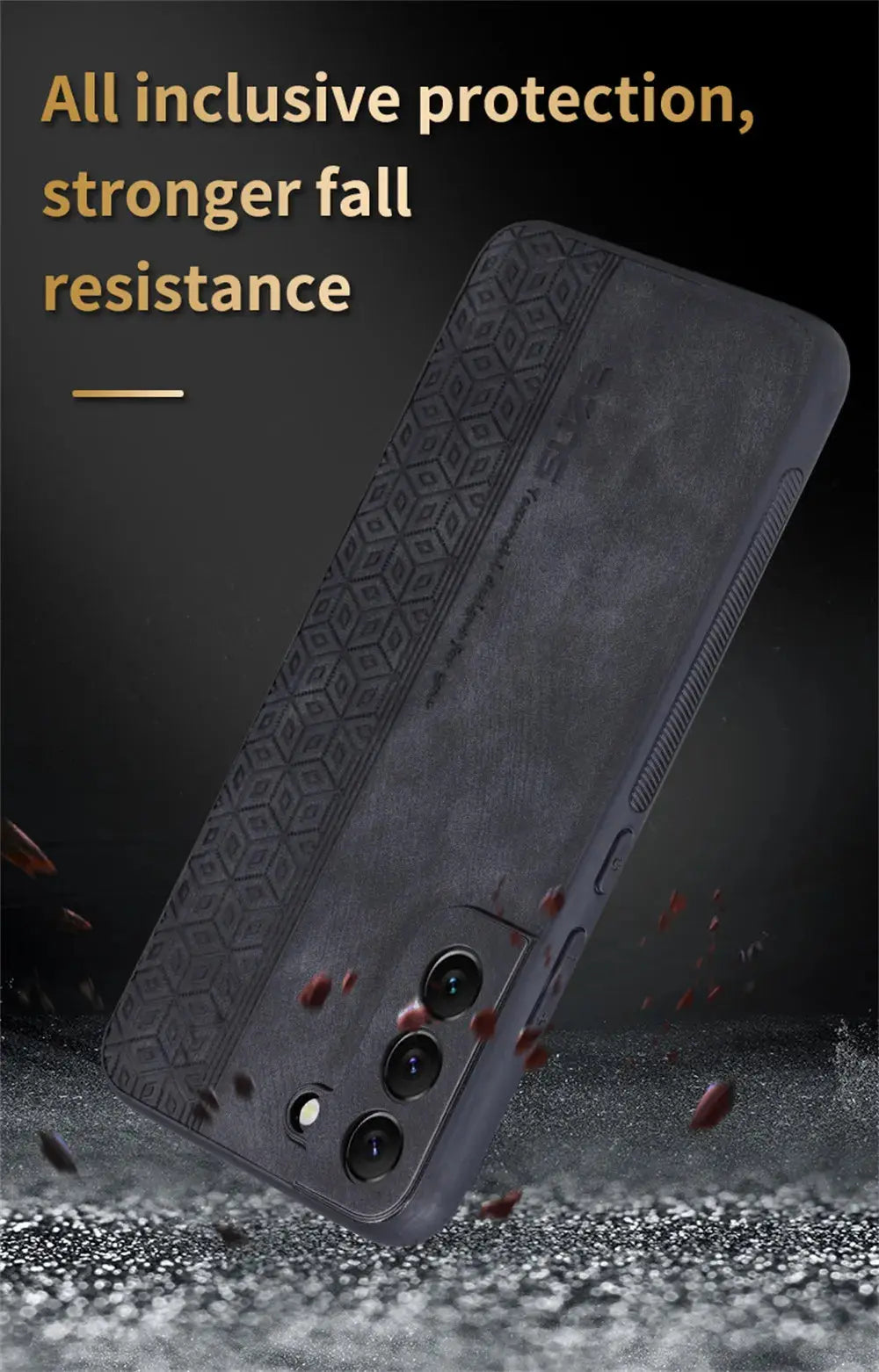 Funda de Cuero PU Suave a Prueba de Golpes para Galaxy S22, S21, S23 Plus, Ultra, FE - La zona Apple