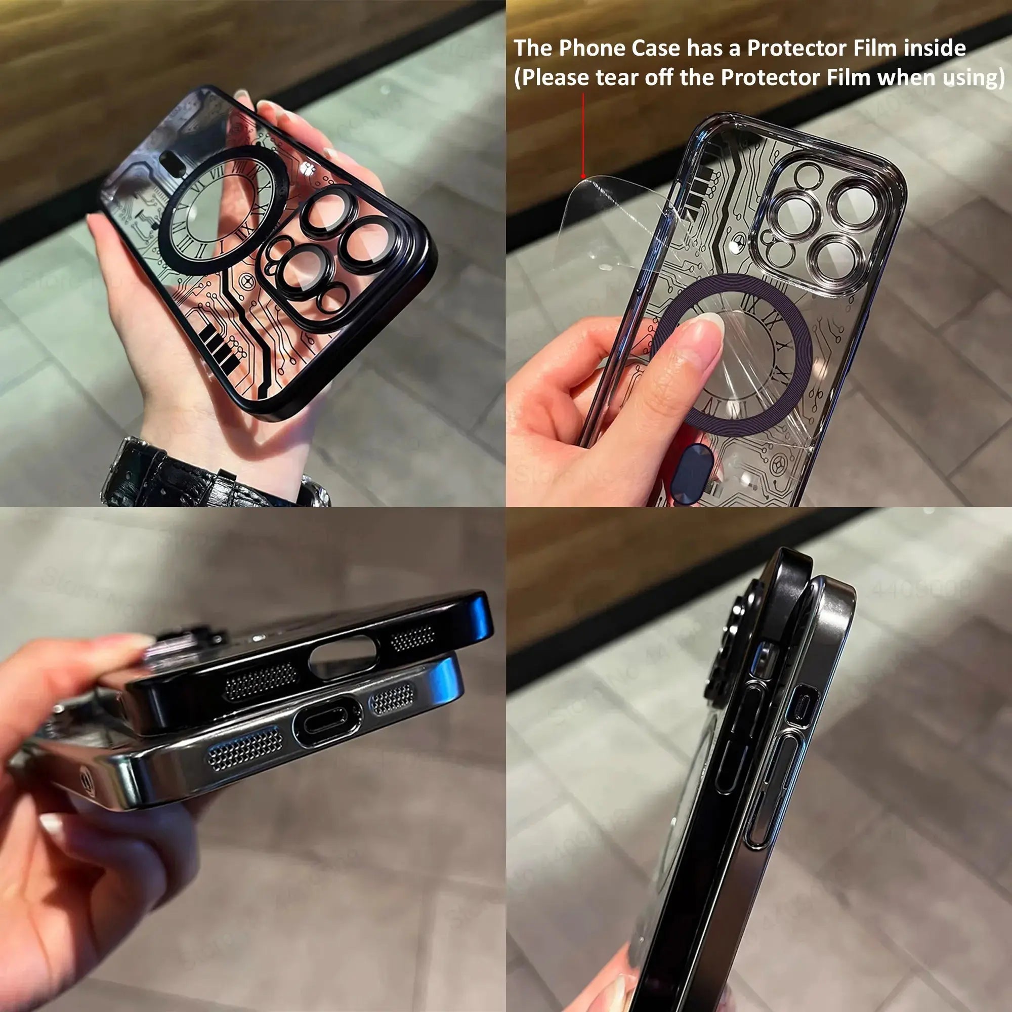 Fundas Magsafe para iPhone, Protector de cámara, 15, 14, 13, 11, 12 Pro Max Plus - La zona Apple