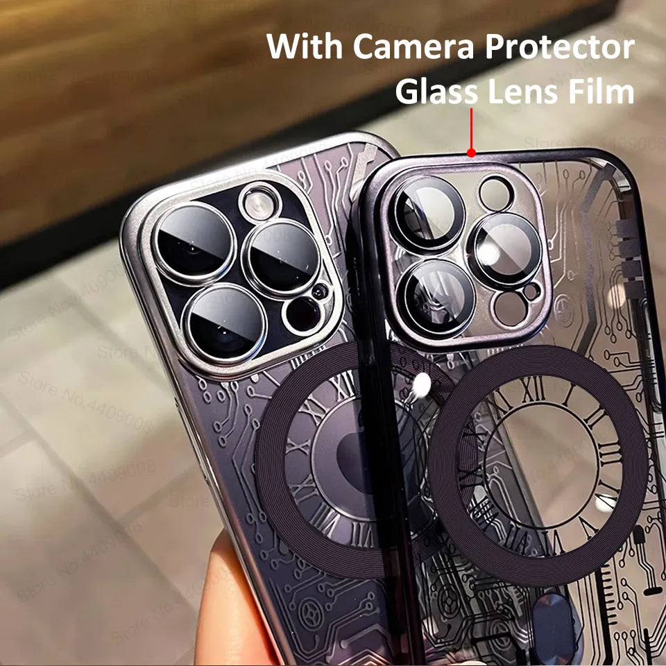 Fundas Magsafe para iPhone, Protector de cámara, 15, 14, 13, 11, 12 Pro Max Plus - La zona Apple