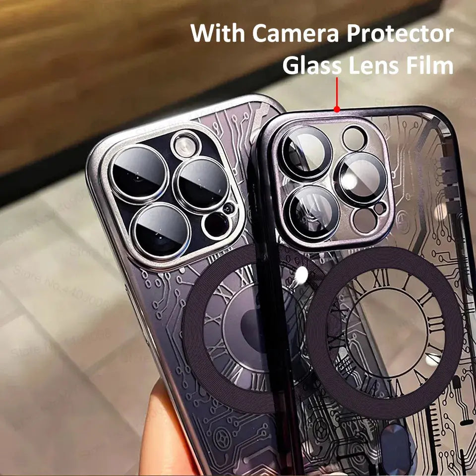 Fundas Magsafe para iPhone, Protector de cámara, 15, 14, 13, 11, 12 Pro Max Plus - La zona Apple