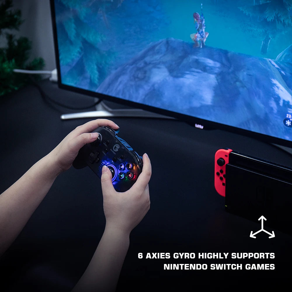 GameSir Mando de videojuegos T4 Pro con Bluetooth, para Nintendo Switch, Apple, iPhone, Android, teléfono móvil - La zona Apple