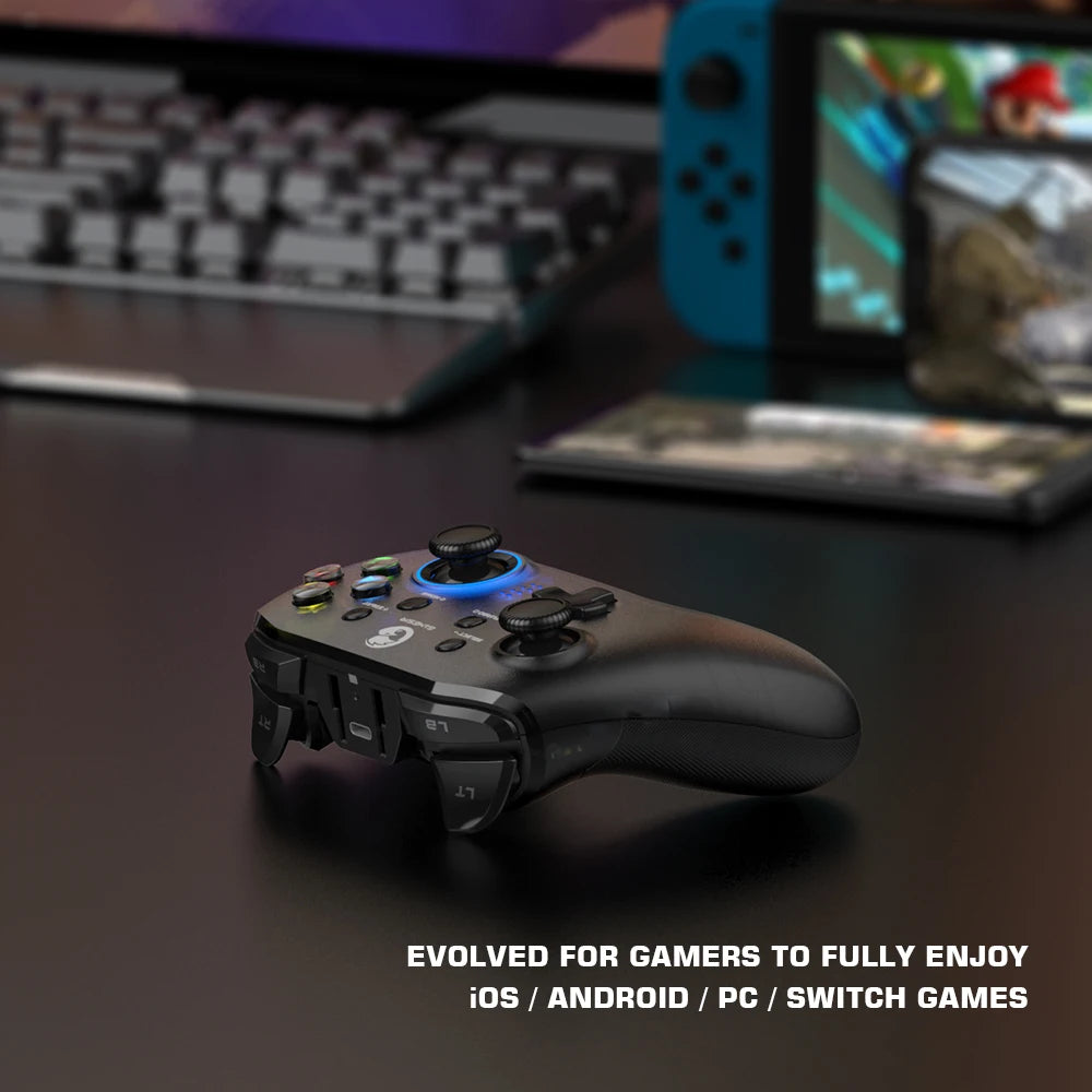 GameSir Mando de videojuegos T4 Pro con Bluetooth, para Nintendo Switch, Apple, iPhone, Android, teléfono móvil - La zona Apple