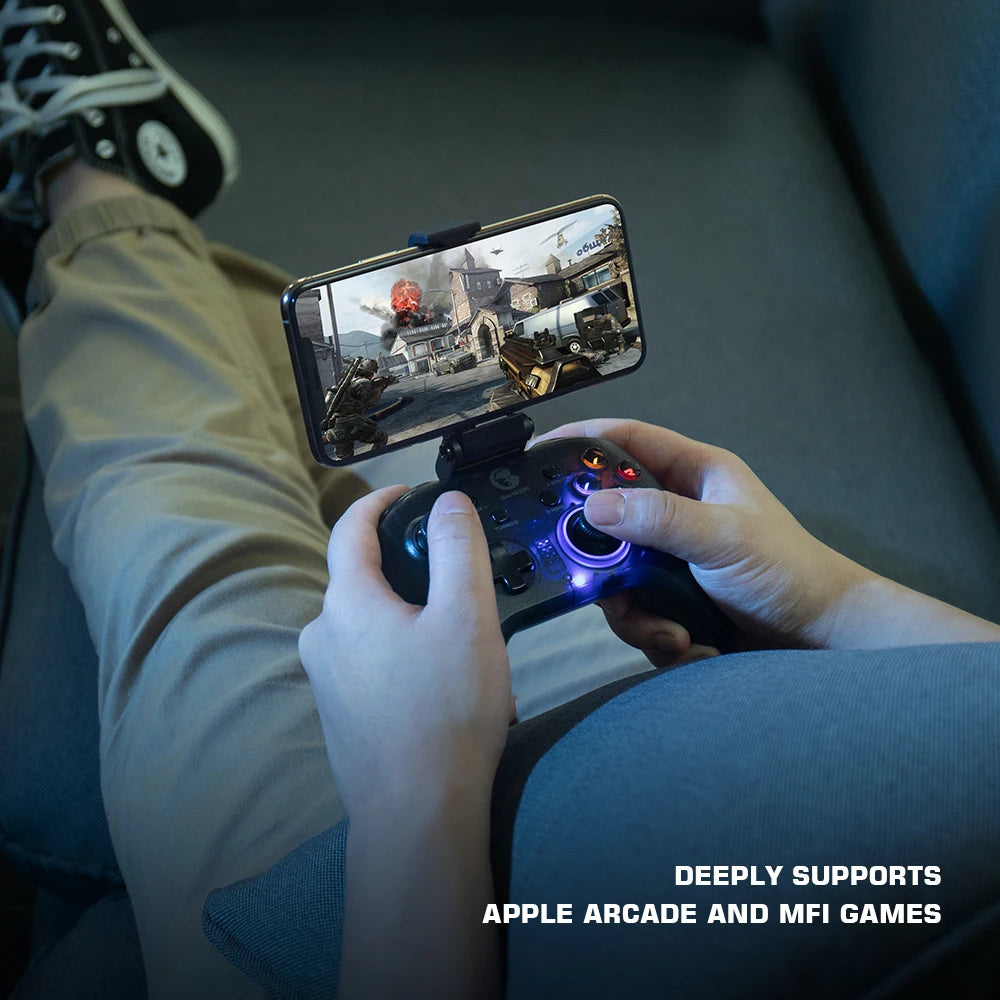 GameSir Mando de videojuegos T4 Pro con Bluetooth, para Nintendo Switch, Apple, iPhone, Android, teléfono móvil - La zona Apple
