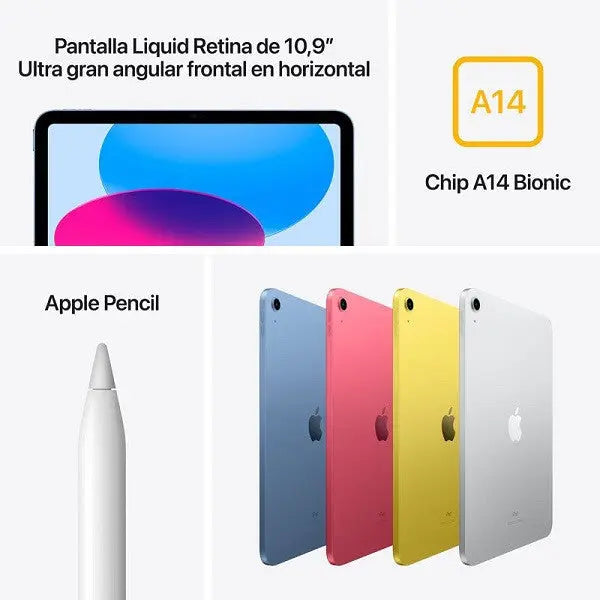 APPLE IPAD 10.9" 2022 WIFI 64GB AMARILLO C.G.XXI