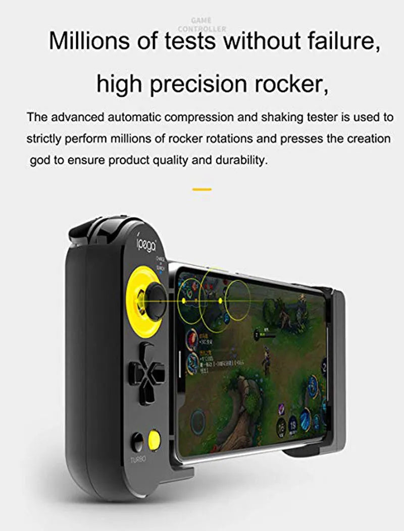 IPEGA-mando inalámbrico con Bluetooth para teléfono móvil, Gamepad PG-9167 con disparador, PUBG, para Android, iPhone, PC, TV Box - La zona Apple