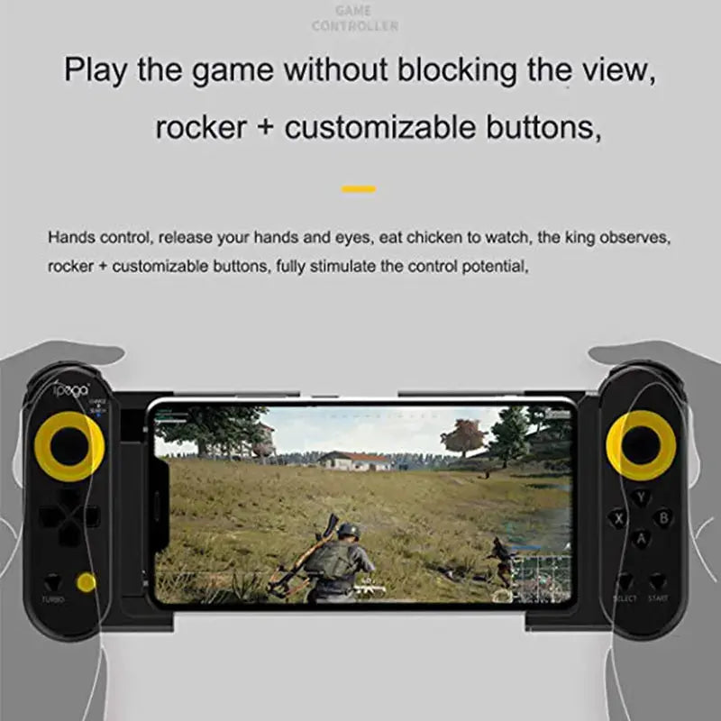 IPEGA-mando inalámbrico con Bluetooth para teléfono móvil, Gamepad PG-9167 con disparador, PUBG, para Android, iPhone, PC, TV Box - La zona Apple