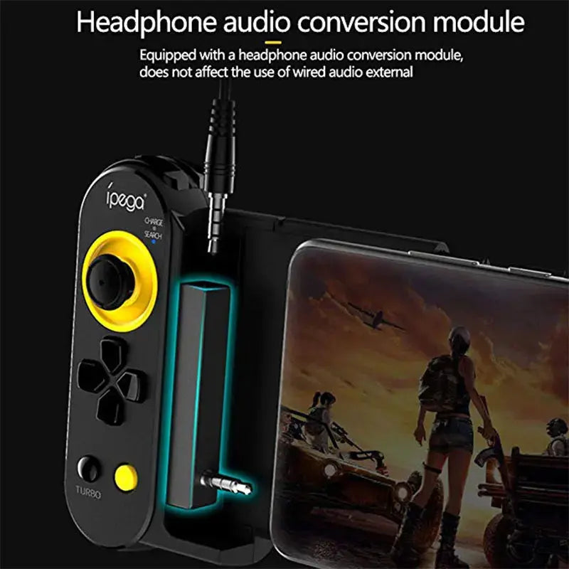 IPEGA-mando inalámbrico con Bluetooth para teléfono móvil, Gamepad PG-9167 con disparador, PUBG, para Android, iPhone, PC, TV Box - La zona Apple