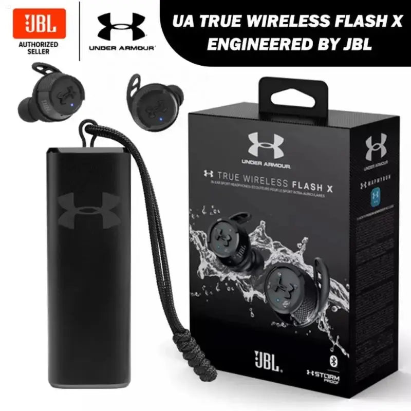 JBL-auriculares inalámbricos con micrófono UNDER ARMOUR, cascos con Flash, resistentes al agua, IPX7, deportivos, Bluetooth - La zona Apple