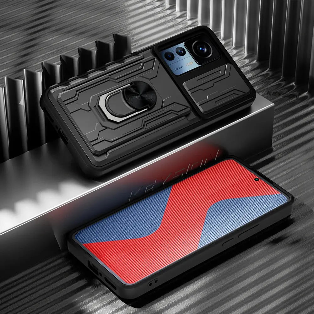 KEYSION-funda a prueba de golpes para Xiaomi 12T Pro, 5G, 12 Pro, 12X, 12 Lite, 11T, protección de cámara, funda de teléfono para Redmi K50 Ultra - La zona Apple