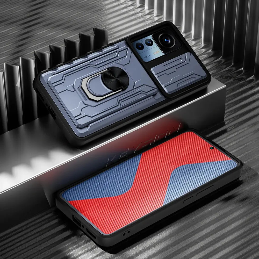 KEYSION-funda a prueba de golpes para Xiaomi 12T Pro, 5G, 12 Pro, 12X, 12 Lite, 11T, protección de cámara, funda de teléfono para Redmi K50 Ultra - La zona Apple