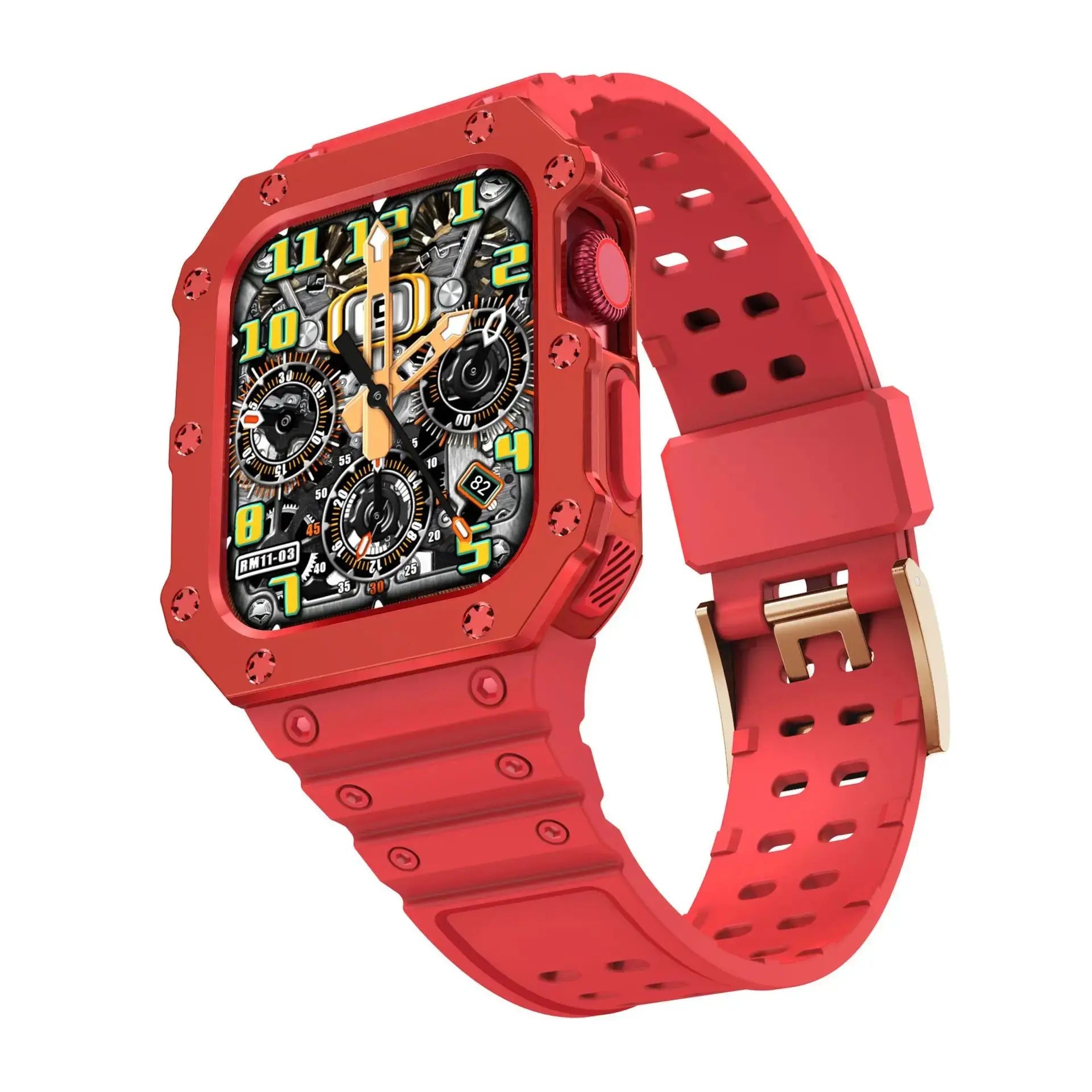 Kit de Modificación de Correa y Funda para Apple Watch - Series 8/7/6/5/4/SE - 41mm, 45mm, 40mm, 44mm - iWatch - La zona Apple