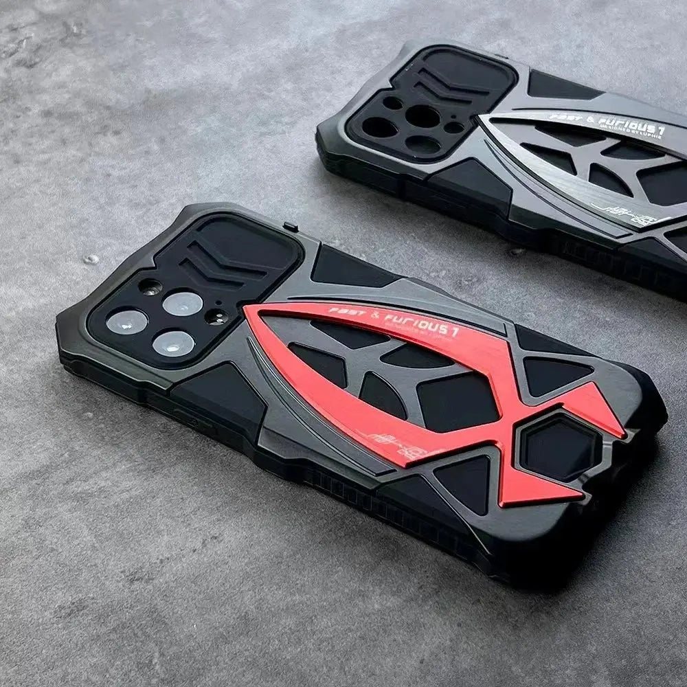 Funda de Armadura de Metal Original para iPhone 15 Pro Max Plus, 14 PM - La zona Apple