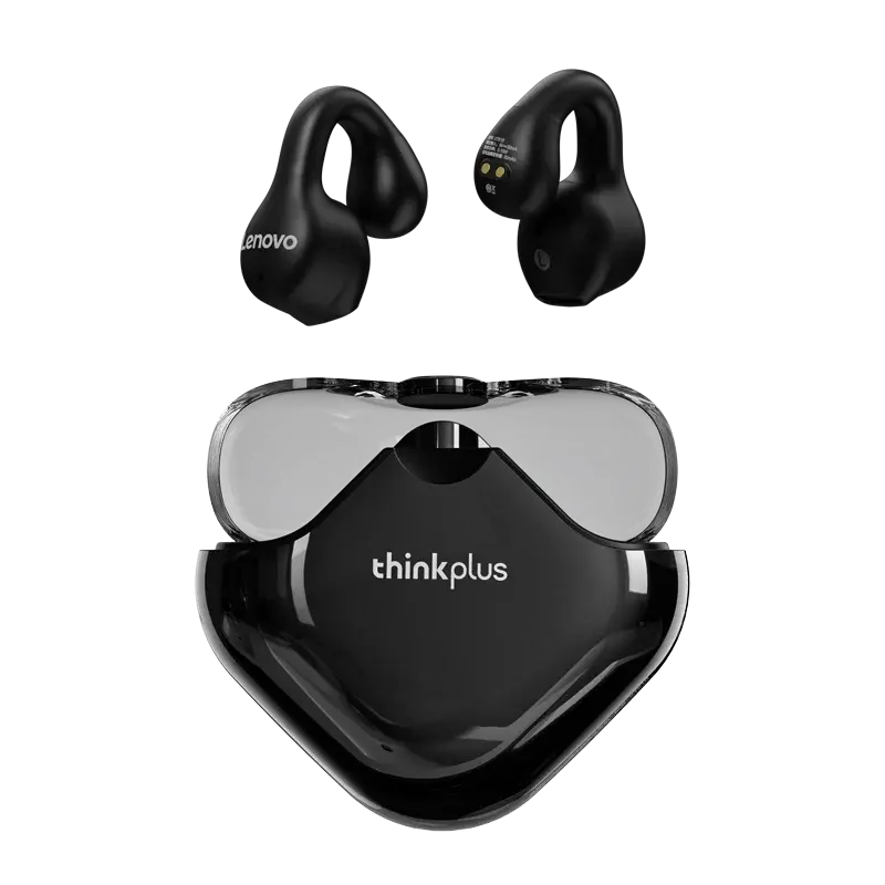 Lenovo-auriculares inalámbricos XT61 con micrófonos, calidad de sonido HiFi, diseño innovador 3D, Clip para la oreja - La zona Apple