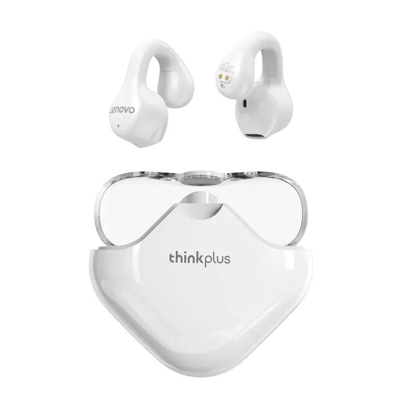 Lenovo-auriculares inalámbricos XT61 con micrófonos, calidad de sonido HiFi, diseño innovador 3D, Clip para la oreja - La zona Apple