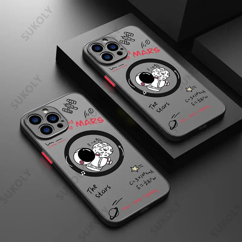 Funda Magsafe astronauta para iPhone 14 Pro Max 13 12 Pro 11 - La zona Apple