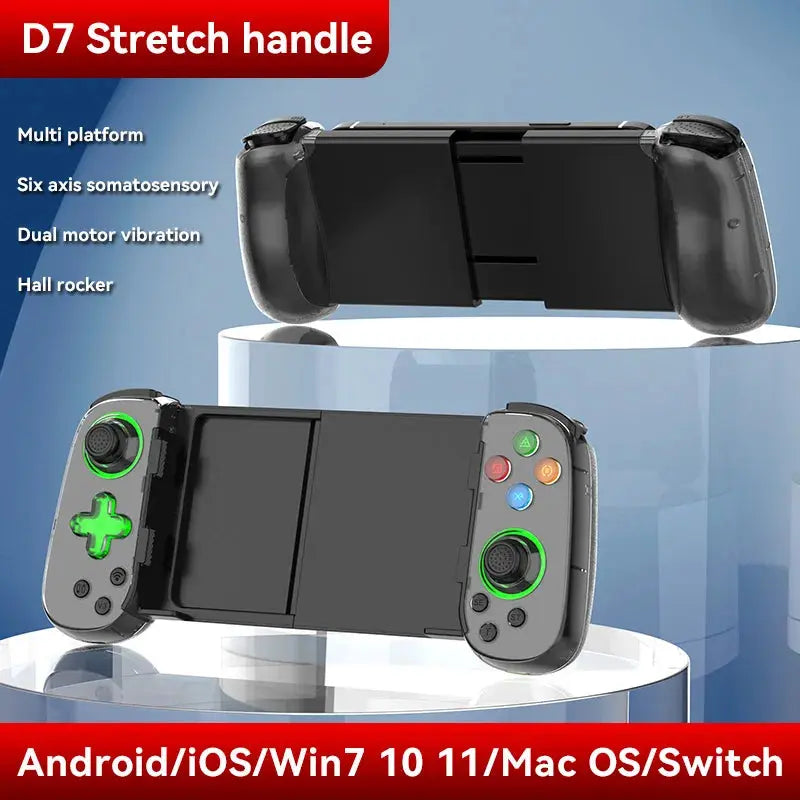 Mando inalámbrico con Bluetooth para IOS y Android, Gamepad telescópico para Switch, PS4 y PC - La zona Apple