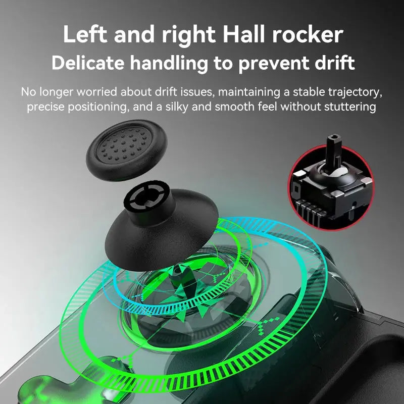 Mando inalámbrico con Bluetooth para IOS y Android, Gamepad telescópico para Switch, PS4 y PC - La zona Apple