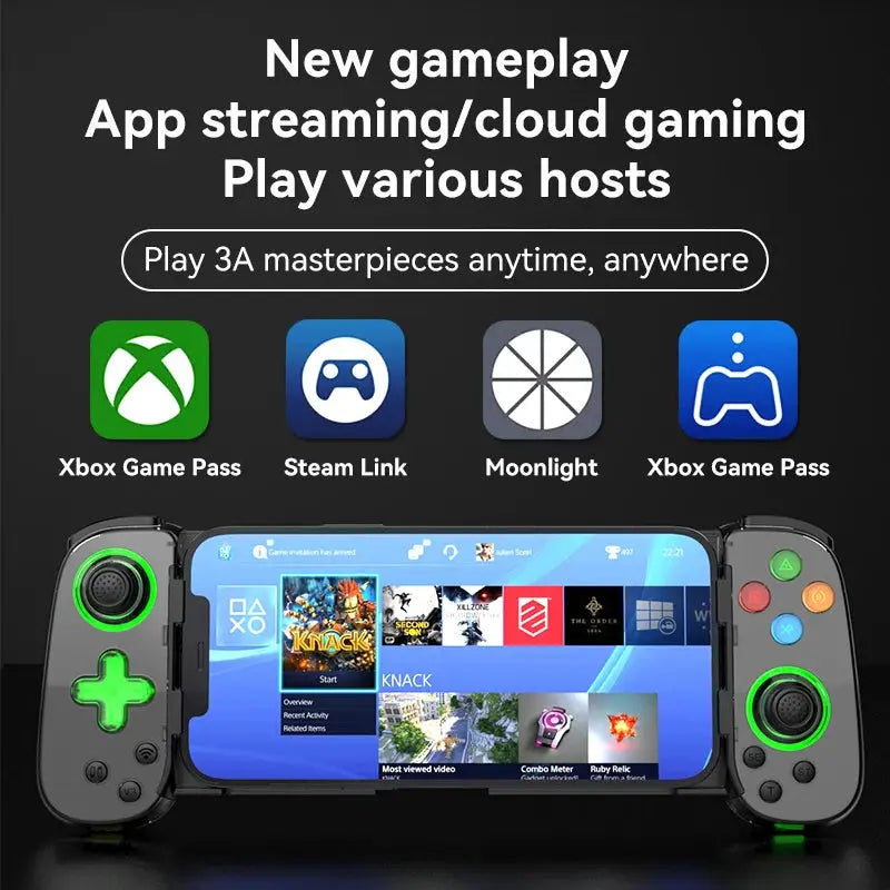 Mando inalámbrico con Bluetooth para IOS y Android, Gamepad telescópico para Switch, PS4 y PC - La zona Apple
