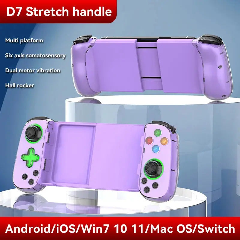 Mando inalámbrico con Bluetooth para IOS y Android, Gamepad telescópico para Switch, PS4 y PC - La zona Apple