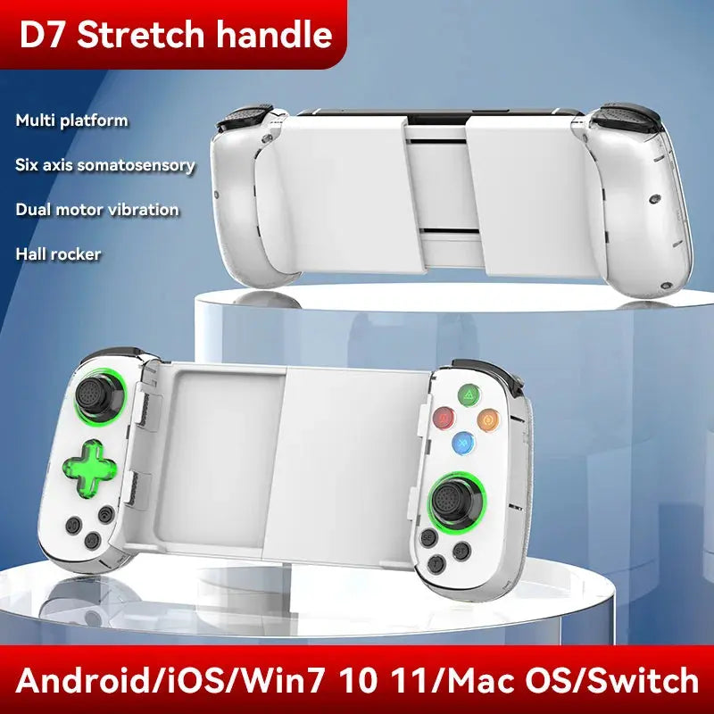 Mando inalámbrico con Bluetooth para IOS y Android, Gamepad telescópico para Switch, PS4 y PC - La zona Apple