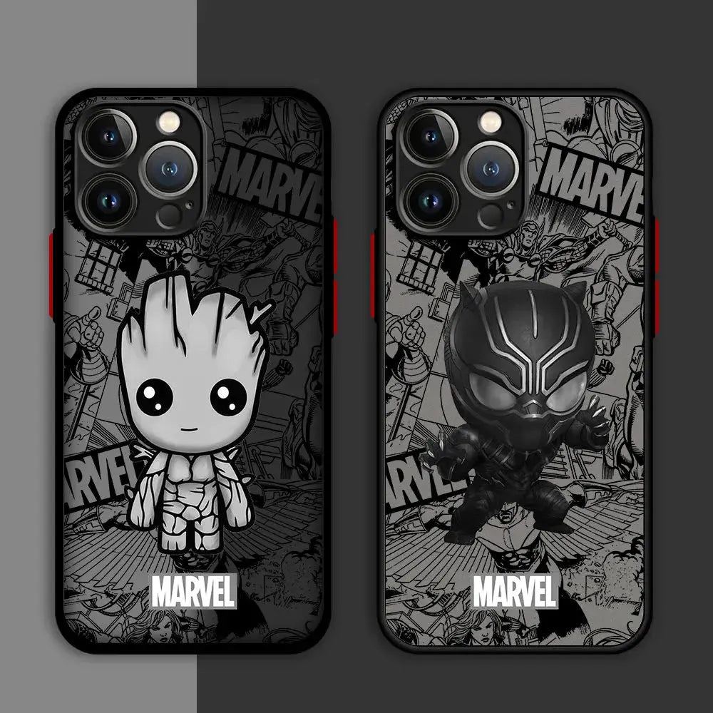 funda Marvel Comic Groot Venom para iPhone 14 Plus 13 Pro Max 11 12 Mini XR X XS 7 8 . - La zona Apple