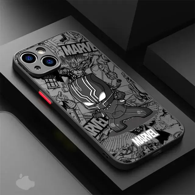 funda Marvel Comic Groot Venom para iPhone 14 Plus 13 Pro Max 11 12 Mini XR X XS 7 8 . - La zona Apple