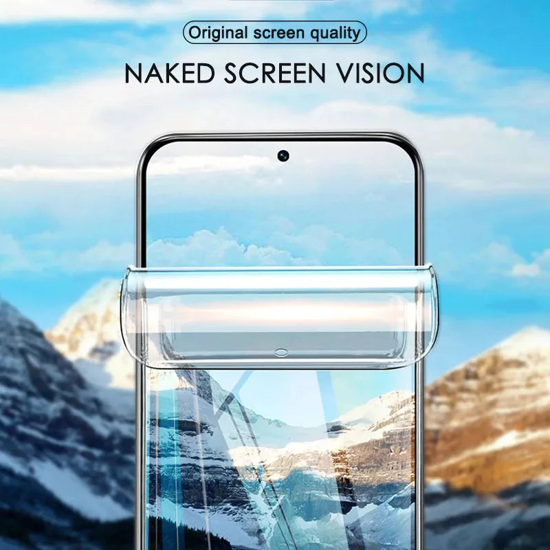 Película de hidrogel para Samsung Galaxy Note 20 Ultra, S23, S22, S21 FE, S20 Plus, S10, protectores de pantalla A12, A34, A54, A51, A50, A52, A71, 1-4 piezas - La zona Apple