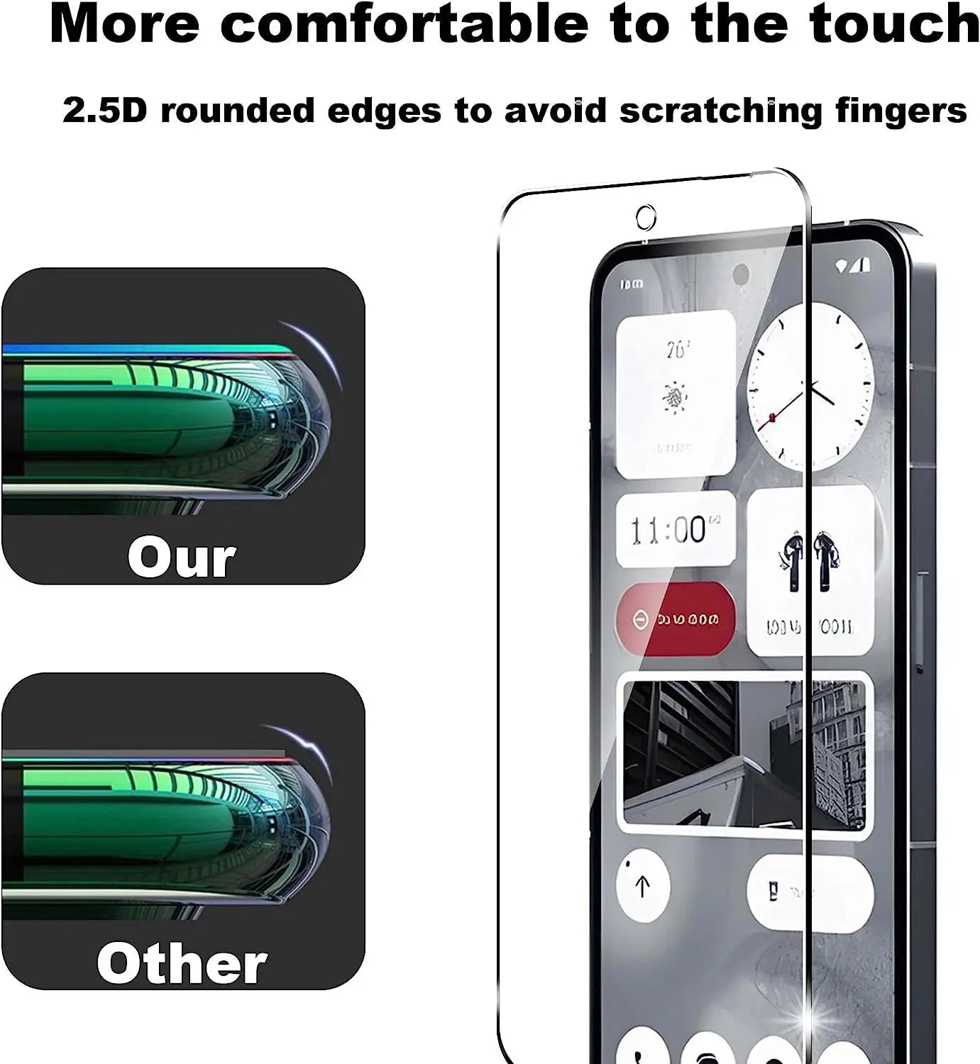 Protector de cámara de vidrio templado para teléfono Nothing Phone 2 - La zona Apple