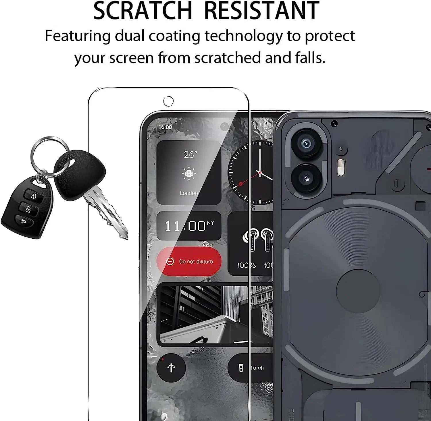 Protector de cámara de vidrio templado para teléfono Nothing Phone 2 - La zona Apple