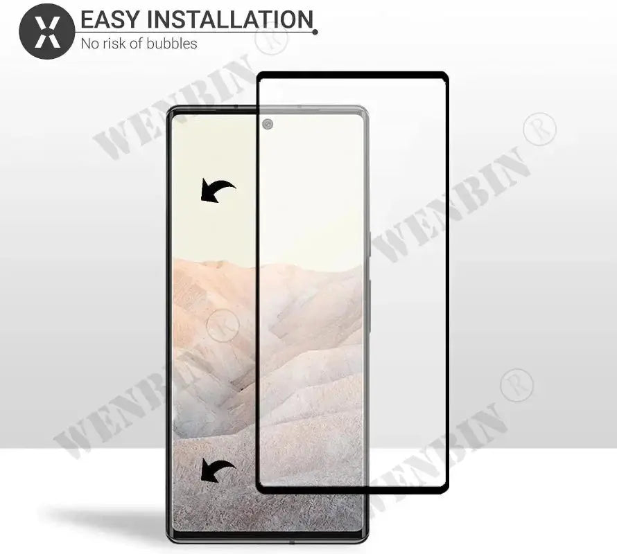 Protector de pantalla de cubierta completa curvada, vidrio templado de 3 piezas para Google Pixel 8, 7, 6 Pro, 7A, 5A, 3 XL - La zona Apple