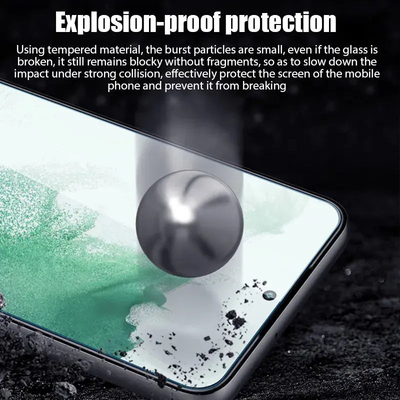 Protector de pantalla de vidrio templado para Samsung Galaxy, A54, A34, A14, A53, A13, A52s, 5G, A52, A51, A21s, A72, A71, S22, 5 unidades - La zona Apple