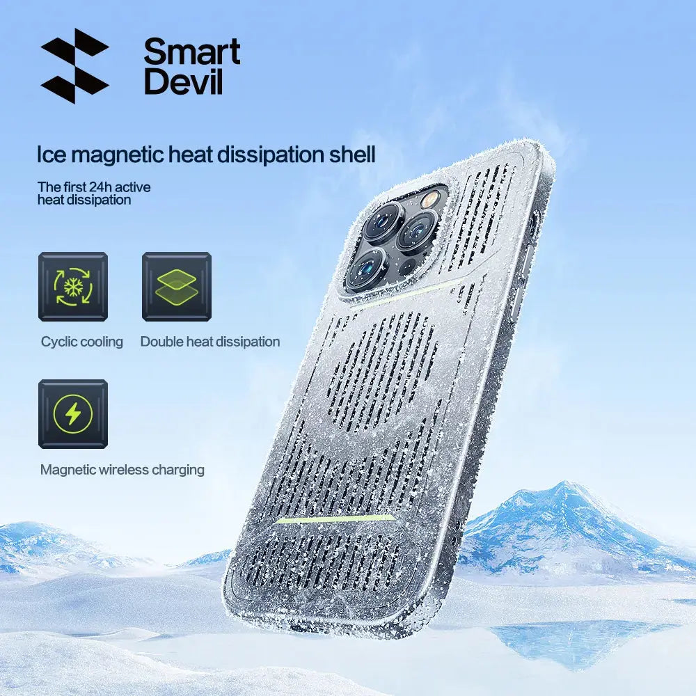 Funda de metal smart devil para iPhone: Estilo y Protección Avanzada - La zona Apple