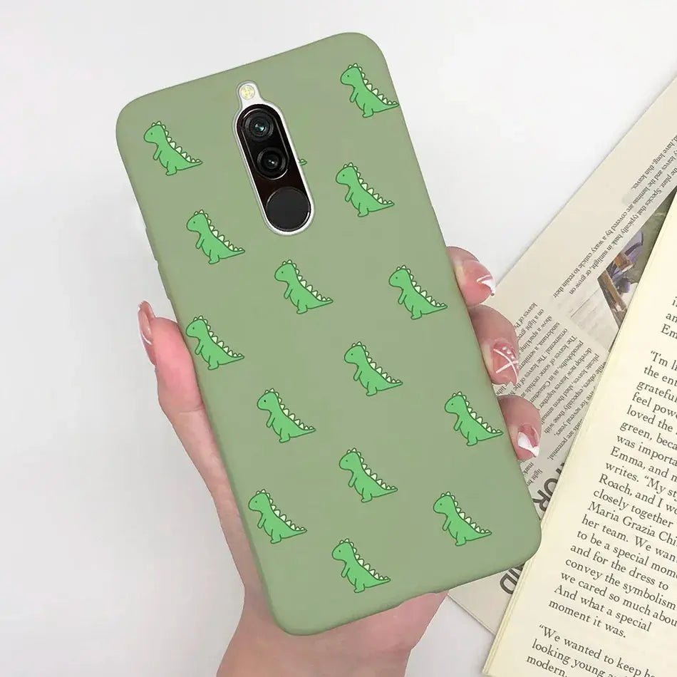 Soft Case For Xiaomi Redmi 8 Case Silicone Fundas Phone Back Cover For Redmi8 Case Flower Love Heart Bumper For Xiaomi Redmi 8 - La zona Apple