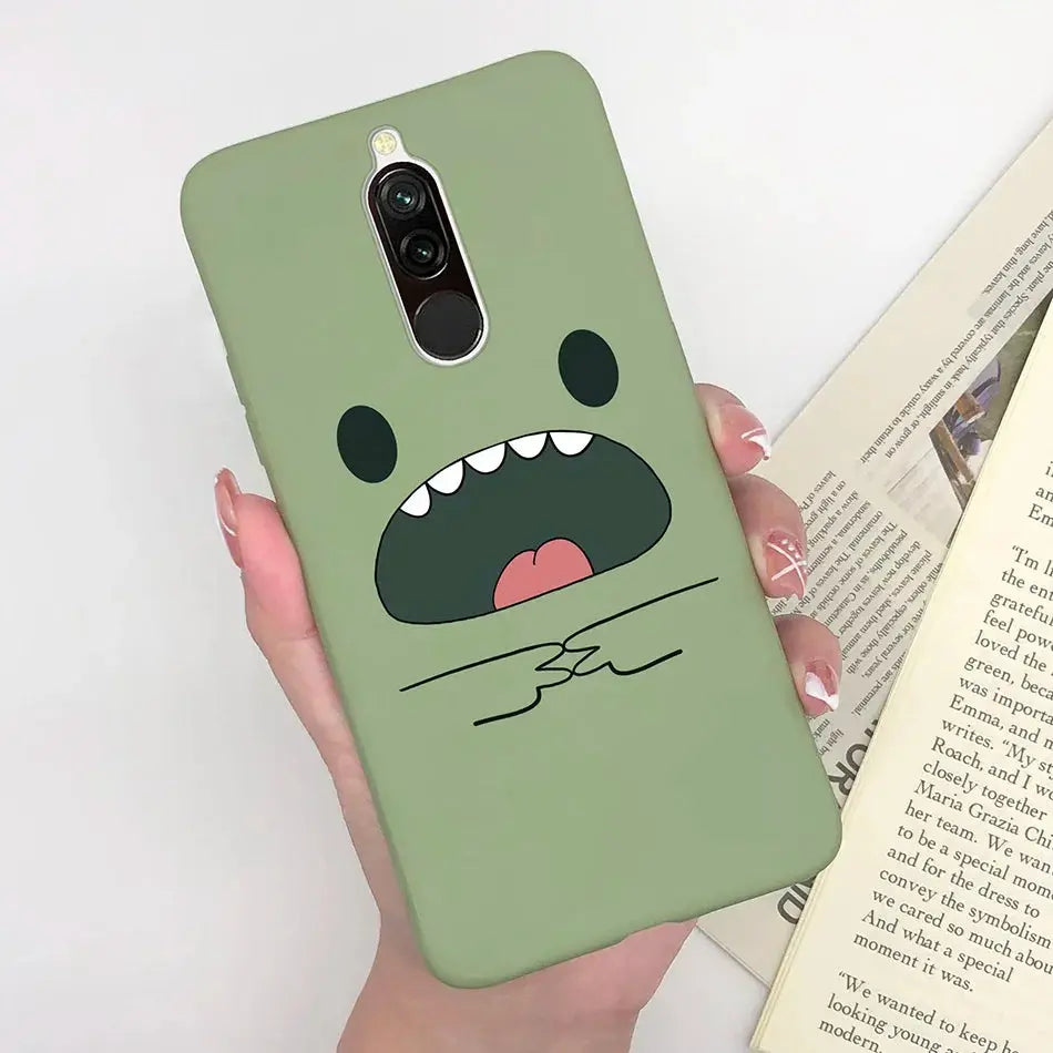 Soft Case For Xiaomi Redmi 8 Case Silicone Fundas Phone Back Cover For Redmi8 Case Flower Love Heart Bumper For Xiaomi Redmi 8 - La zona Apple