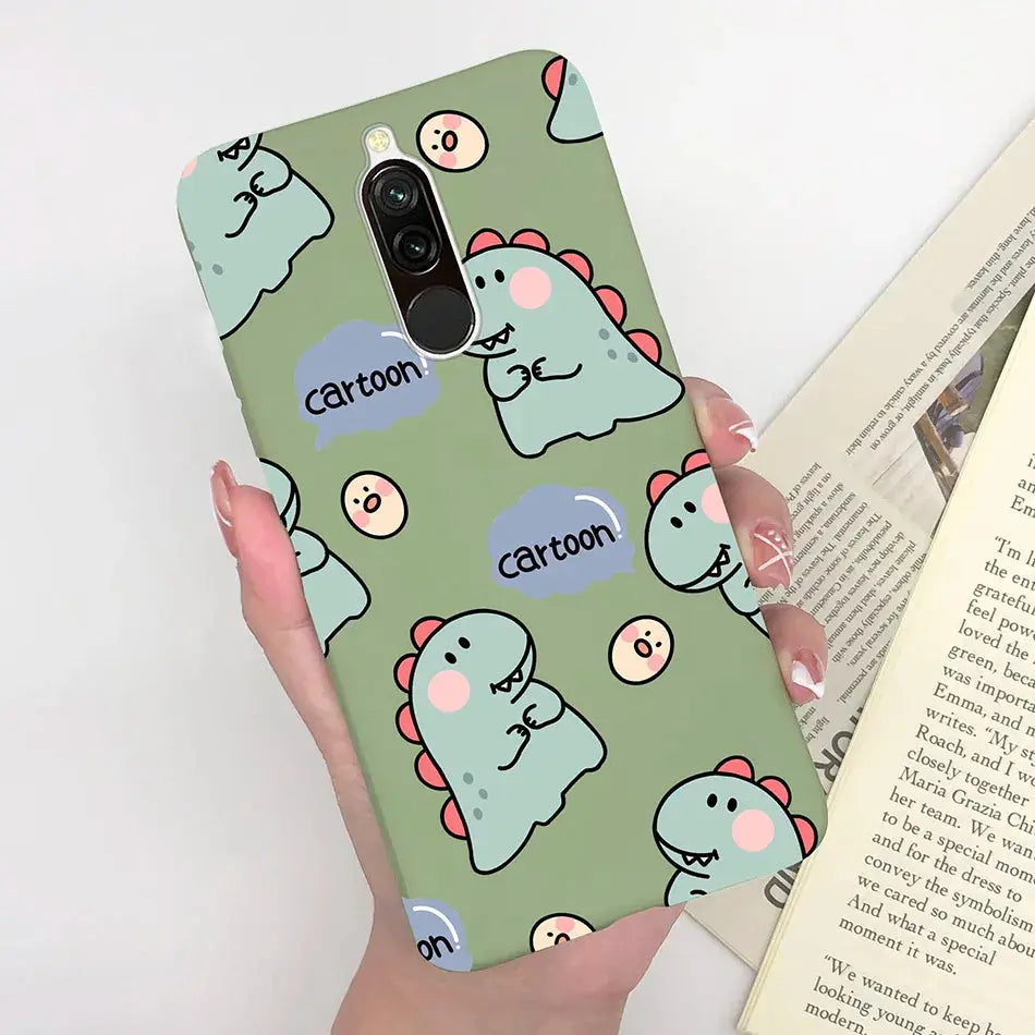 Soft Case For Xiaomi Redmi 8 Case Silicone Fundas Phone Back Cover For Redmi8 Case Flower Love Heart Bumper For Xiaomi Redmi 8 - La zona Apple