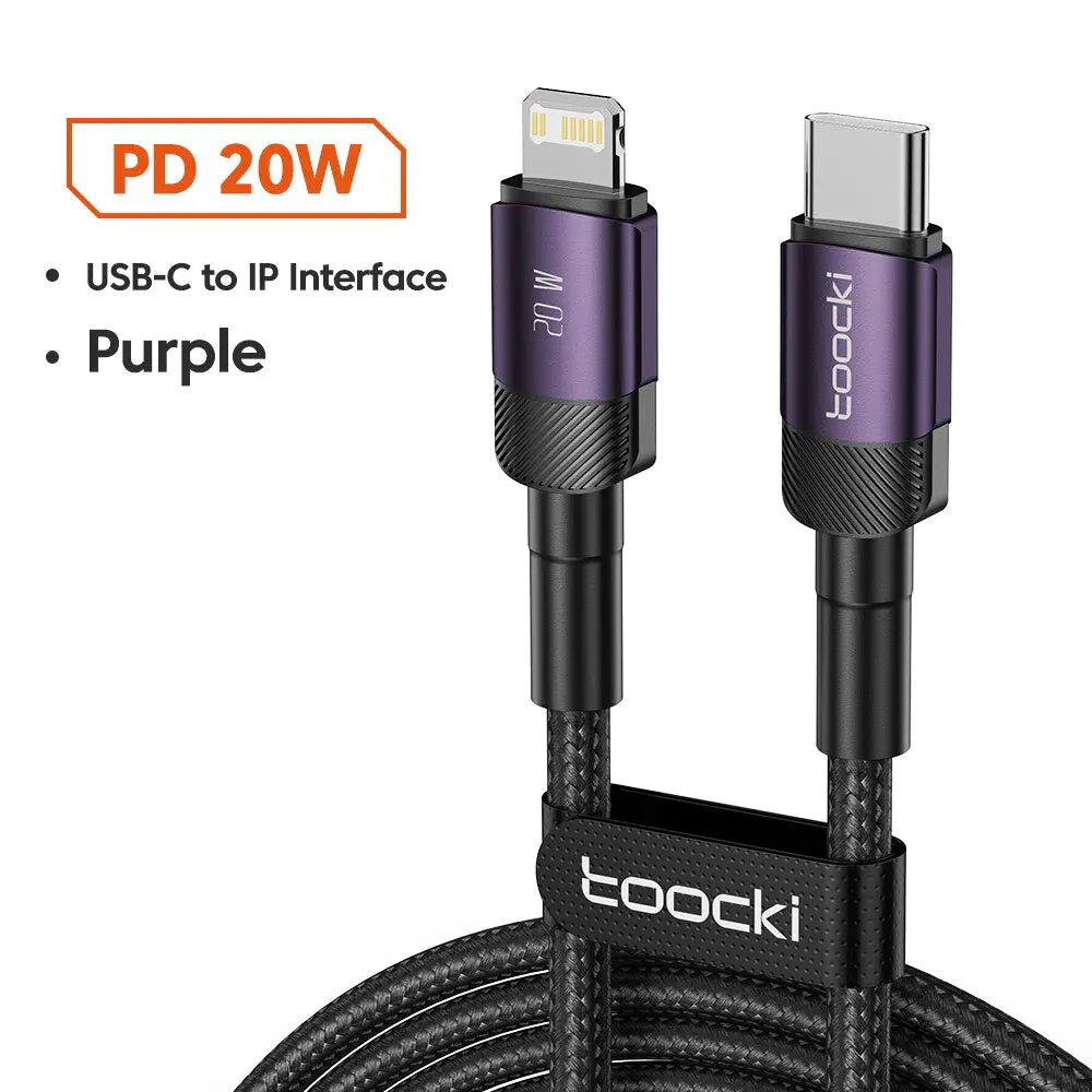 Cable USB tipo C de carga rápida para iPhone , Huawei P40, P30, Realme, Oppo, Oneplus etc. alidrosip