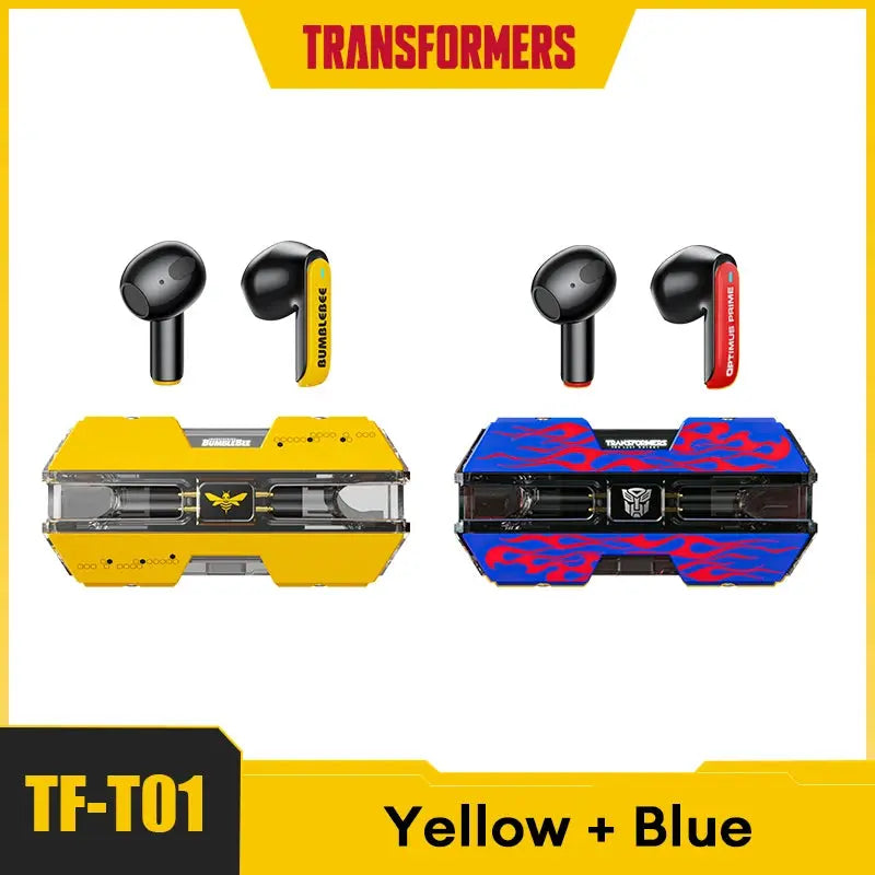 Transformers-auriculares TF-T01 TWS, inalámbricos por Bluetooth 5,3, de baja latencia, estéreo HIFI, para videojuegos y música, modo Dual - La zona Apple