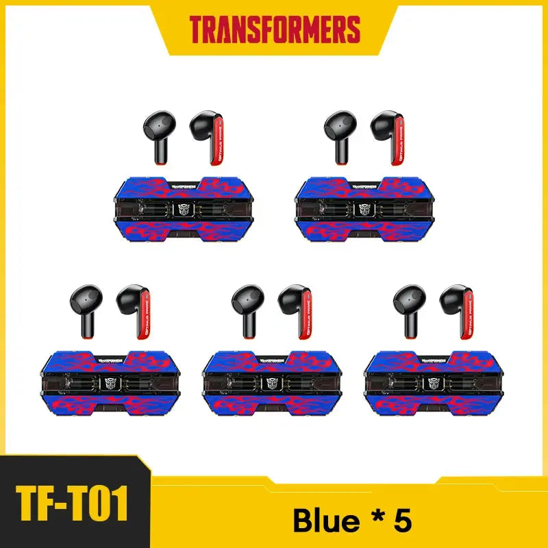 Transformers-auriculares TF-T01 TWS, inalámbricos por Bluetooth 5,3, de baja latencia, estéreo HIFI, para videojuegos y música, modo Dual - La zona Apple