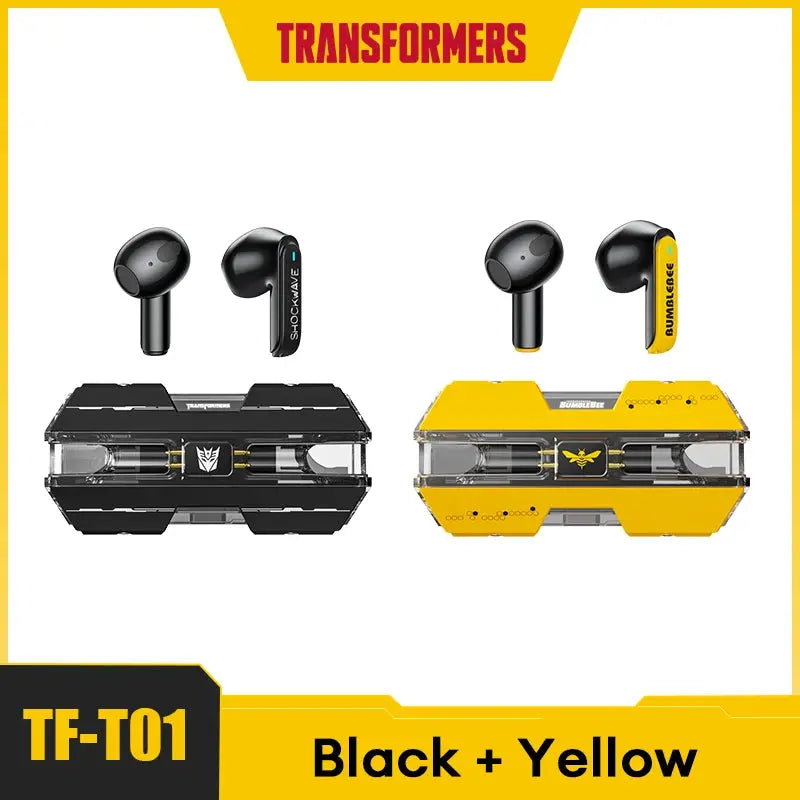 Transformers-auriculares TF-T01 TWS, inalámbricos por Bluetooth 5,3, de baja latencia, estéreo HIFI, para videojuegos y música, modo Dual - La zona Apple