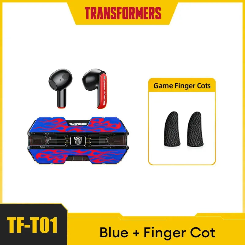 Transformers-auriculares TF-T01 TWS, inalámbricos por Bluetooth 5,3, de baja latencia, estéreo HIFI, para videojuegos y música, modo Dual - La zona Apple